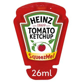 Heinz Tomato Ketchup SqueezMe Portions 70 x 26ml (Case of 70)  Adomoo